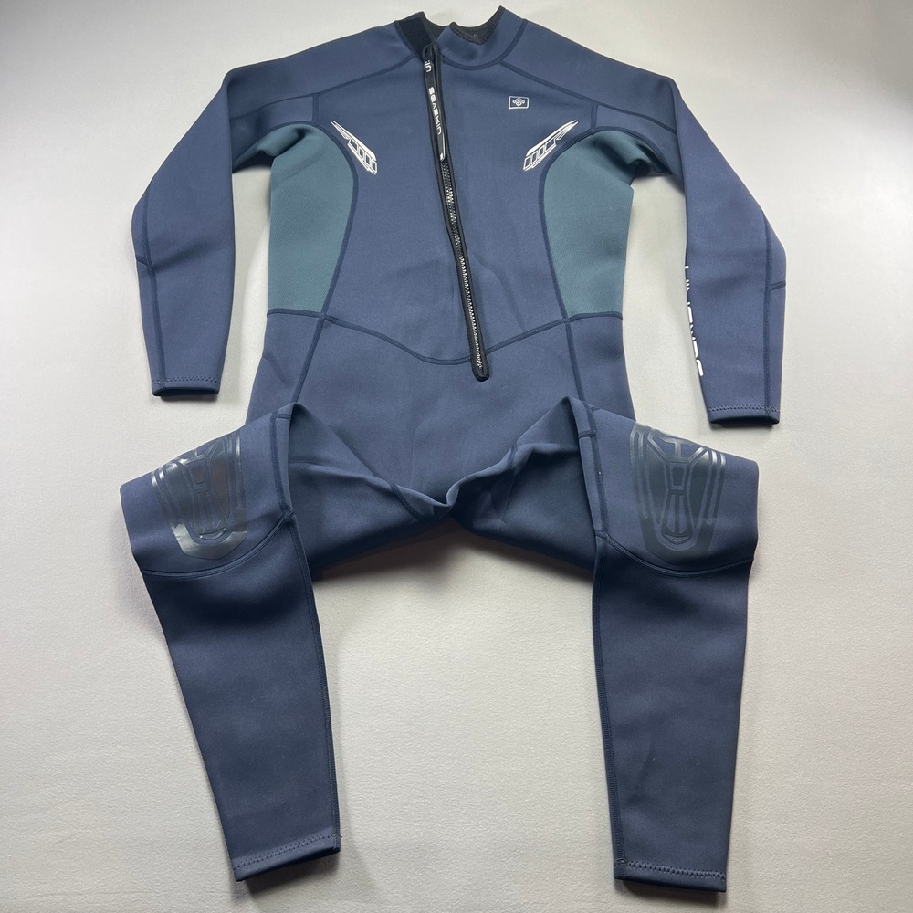 Seaskin 2mm Wetsuit Unisex 2XL Multi Neoprene Full Body Front Zip Scuba Diving